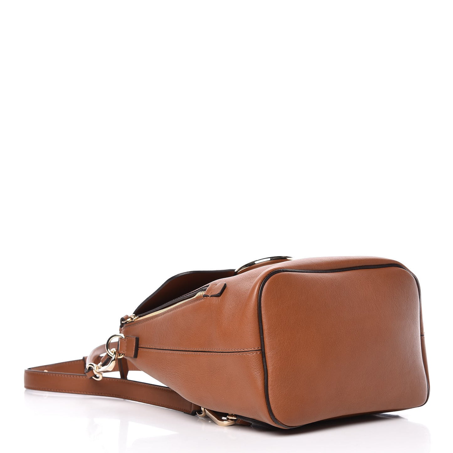 Suede Calfskin Small Faye Backpack Tan