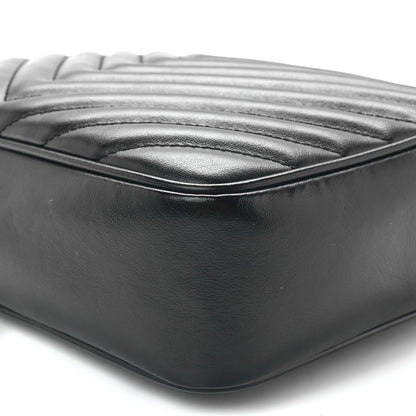Saint Laurent Calfskin Matelasse Monogram Lou Camera Bag Black 11 of 11