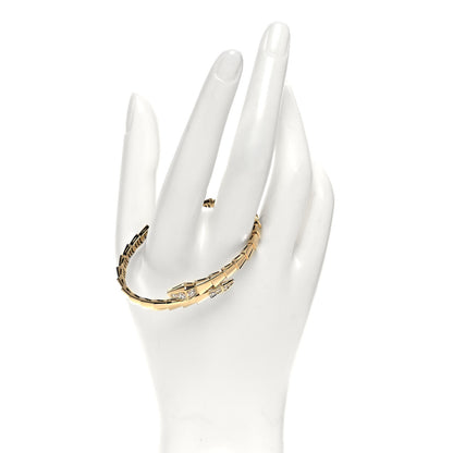 Bulgari 18K Yellow Gold Diamond Serpenti Viper Bracelet S 2 of 5