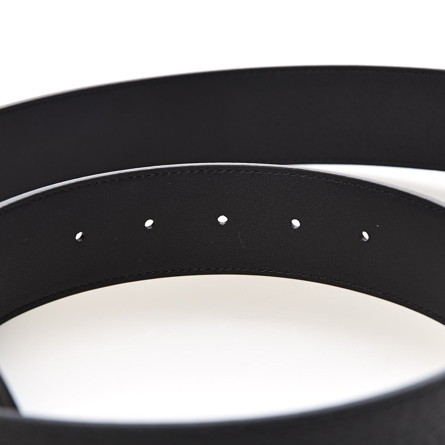 Textured Calfskin Double G 40mm Belt 100 40 Black