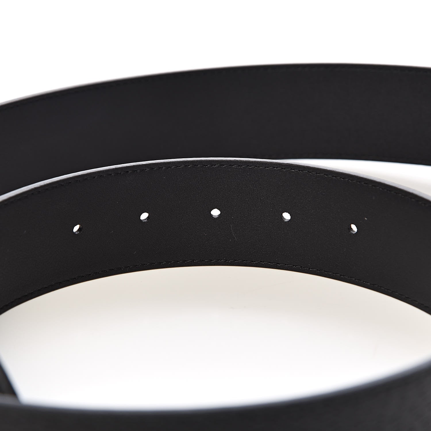 Gucci Textured Calfskin Double G 40mm Belt 100 40 Black 6 of 6
