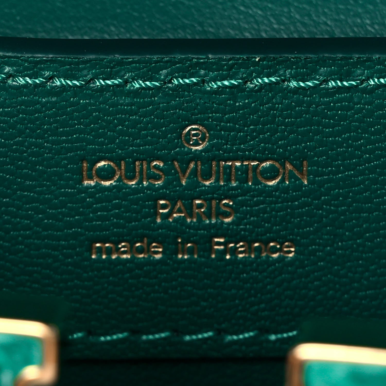 Louis Vuitton Crocodile Capucines Mini Emeraude 6 of 12