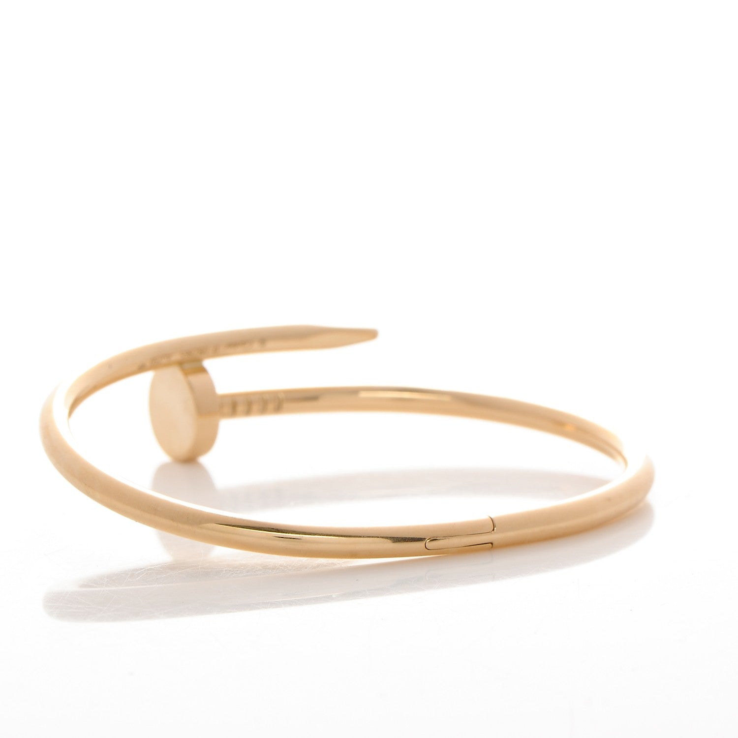 Cartier 18K Yellow Gold Juste Un Clou Bracelet 17 3 of 5