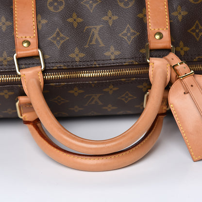 Louis Vuitton Monogram Keepall Bandouliere 60 9 of 14