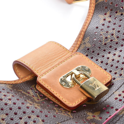 Louis Vuitton Monogram Perforated Musette Fuchsia 10 of 15