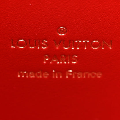 Louis Vuitton Lambskin Malletage Top Handle GO-14 MM Rouge 6 of 9