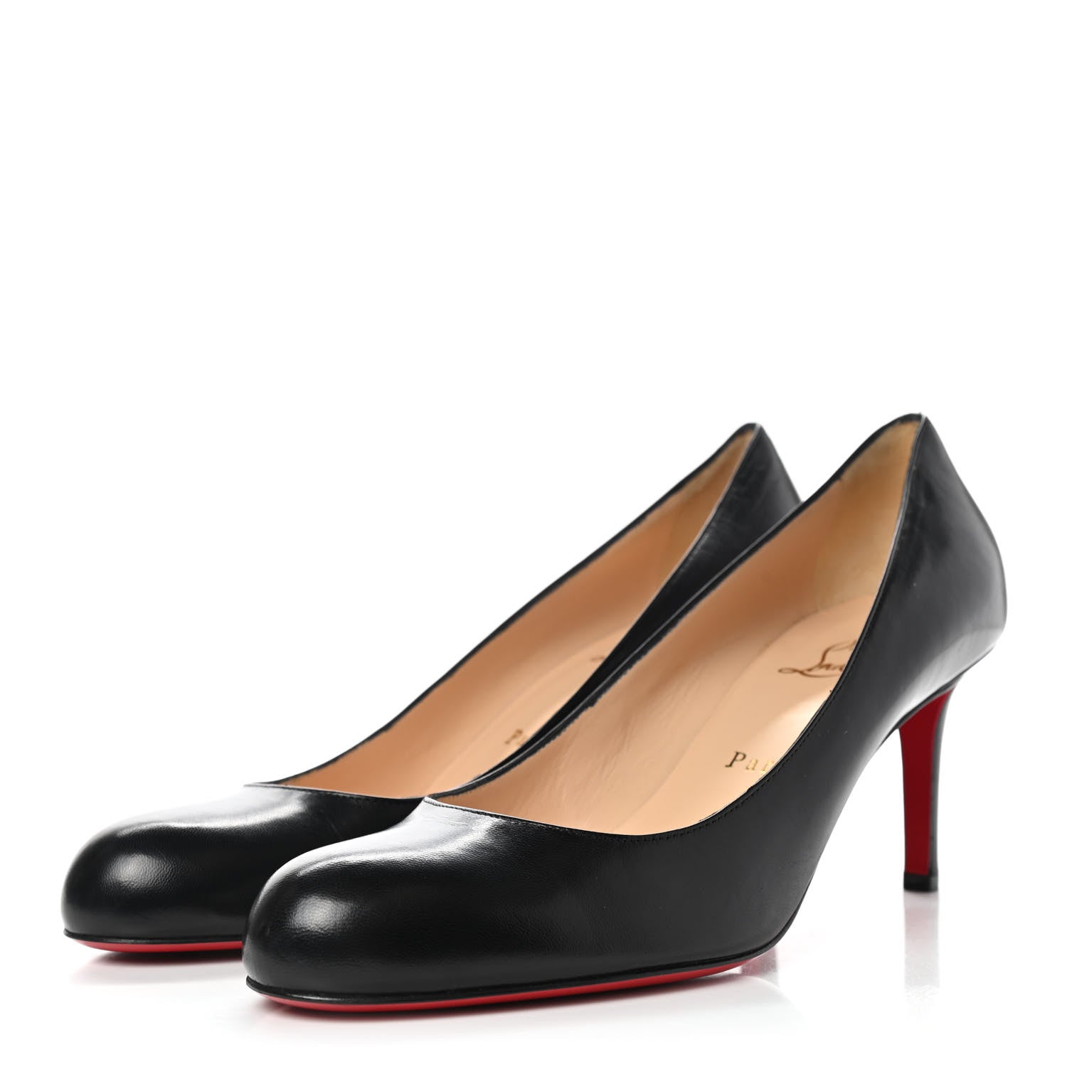 Christian Louboutin Kid Simple 70 Pumps 39.5 Black 3 of 11