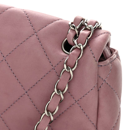 Chanel Lambskin Quilted Bi-Color Medium Single Flap Light Purple 12 of 12