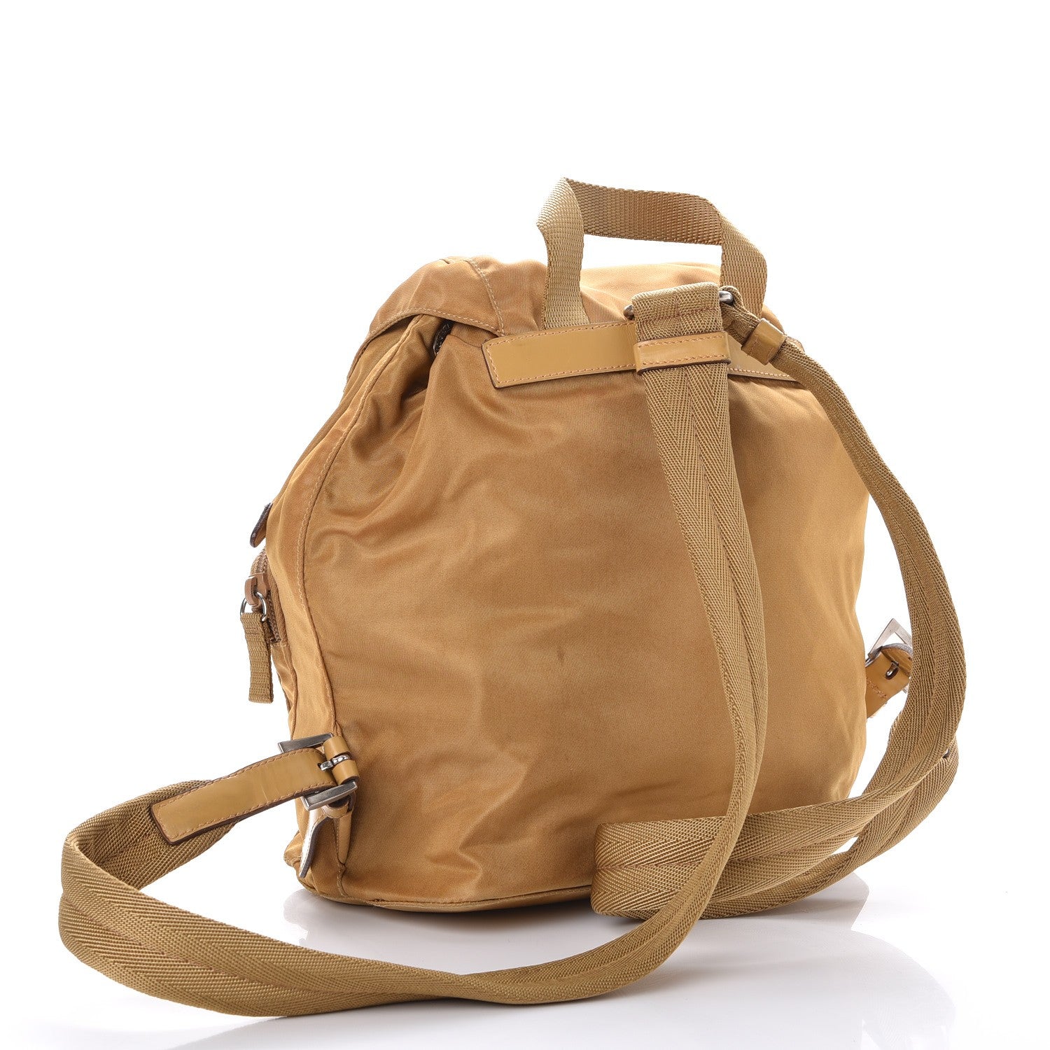 Prada Tessuto Nylon Vela Backpack Beige 3 of 13