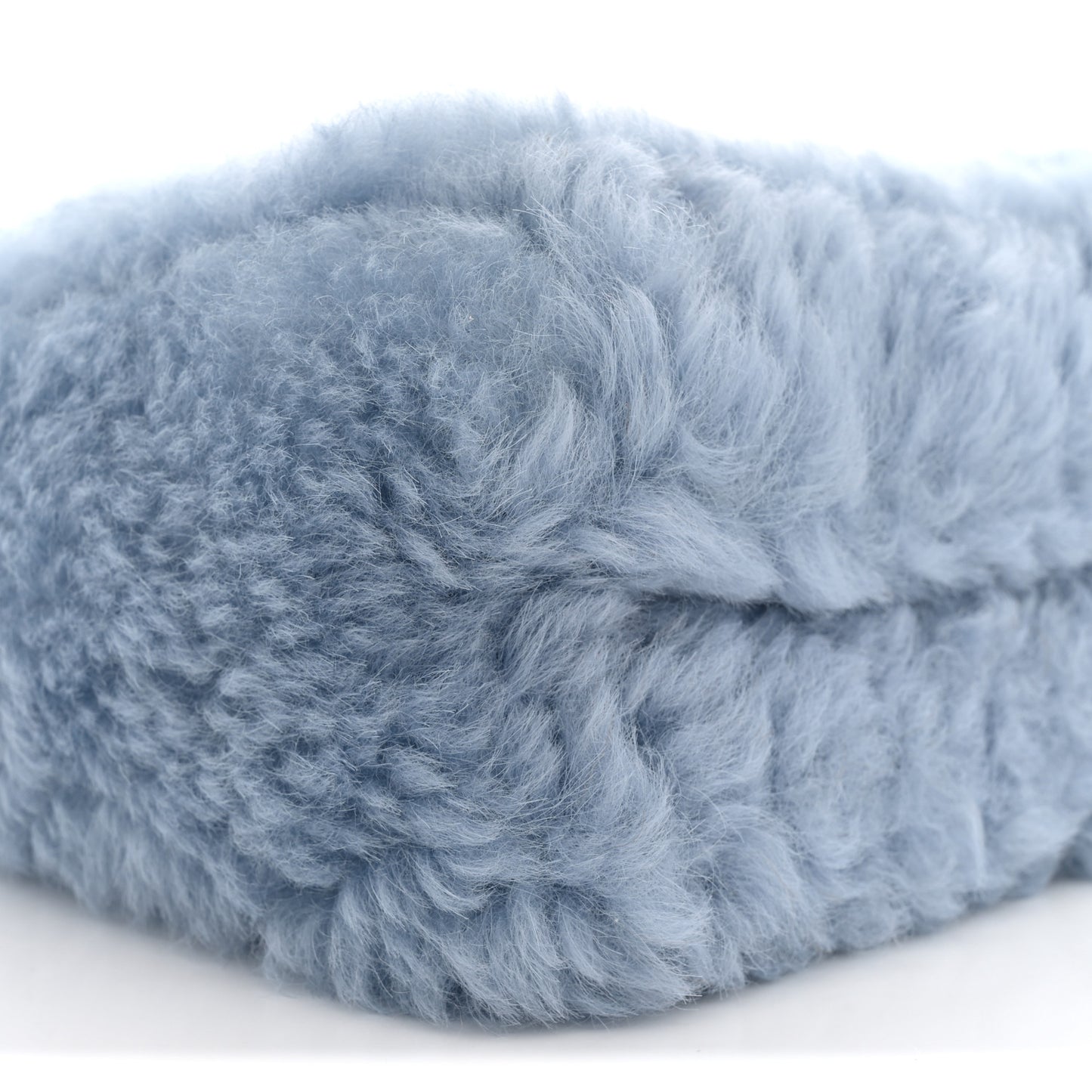Shearling Twist Shoulder Bag PM Blue