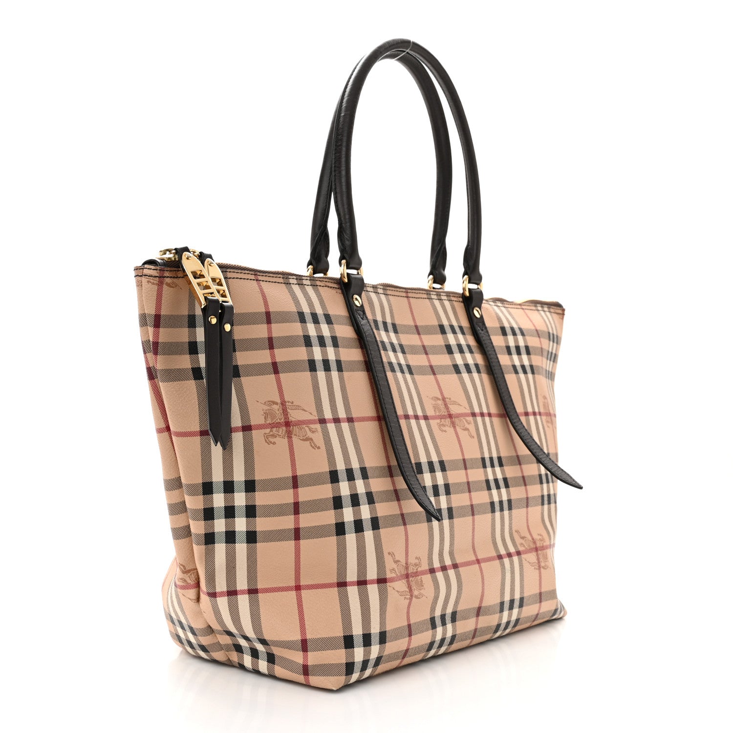 Burberry Haymarket Check Medium Salisbury Tote Chocolate 3 of 10