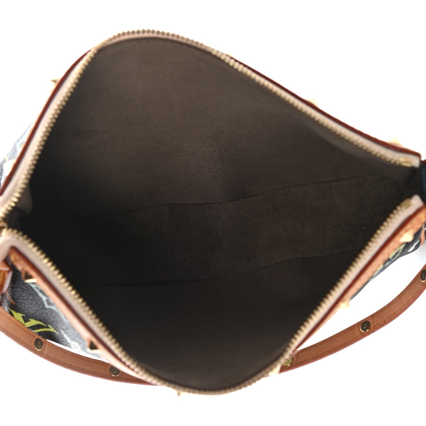 Monogram Multicolor Pochette Accessories Black
