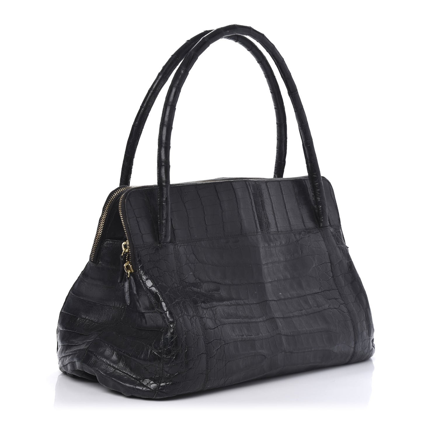 Crocodile Tote Black