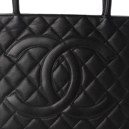 Chanel Caviar Quilted Medallion Tote Black 10 of 10