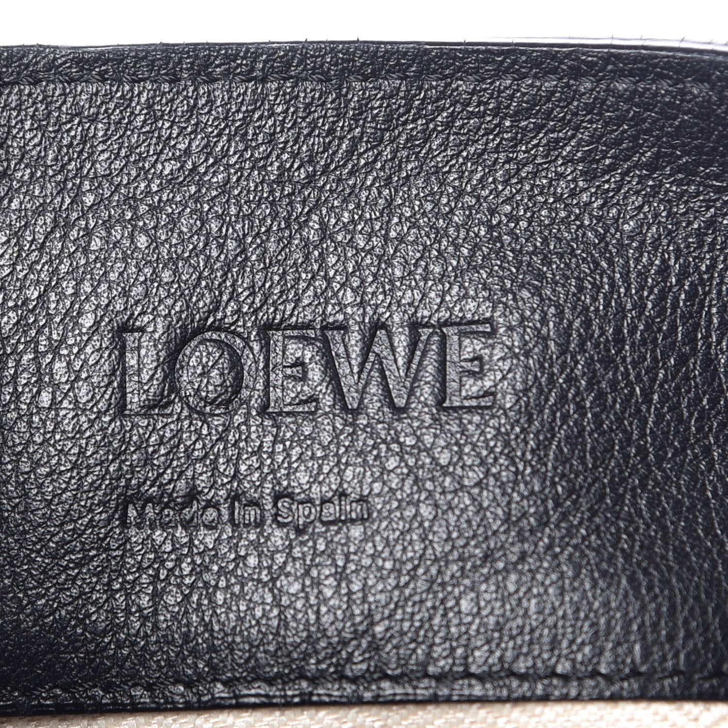 Loewe Calfskin V Bucket Bag Blue 8 of 12