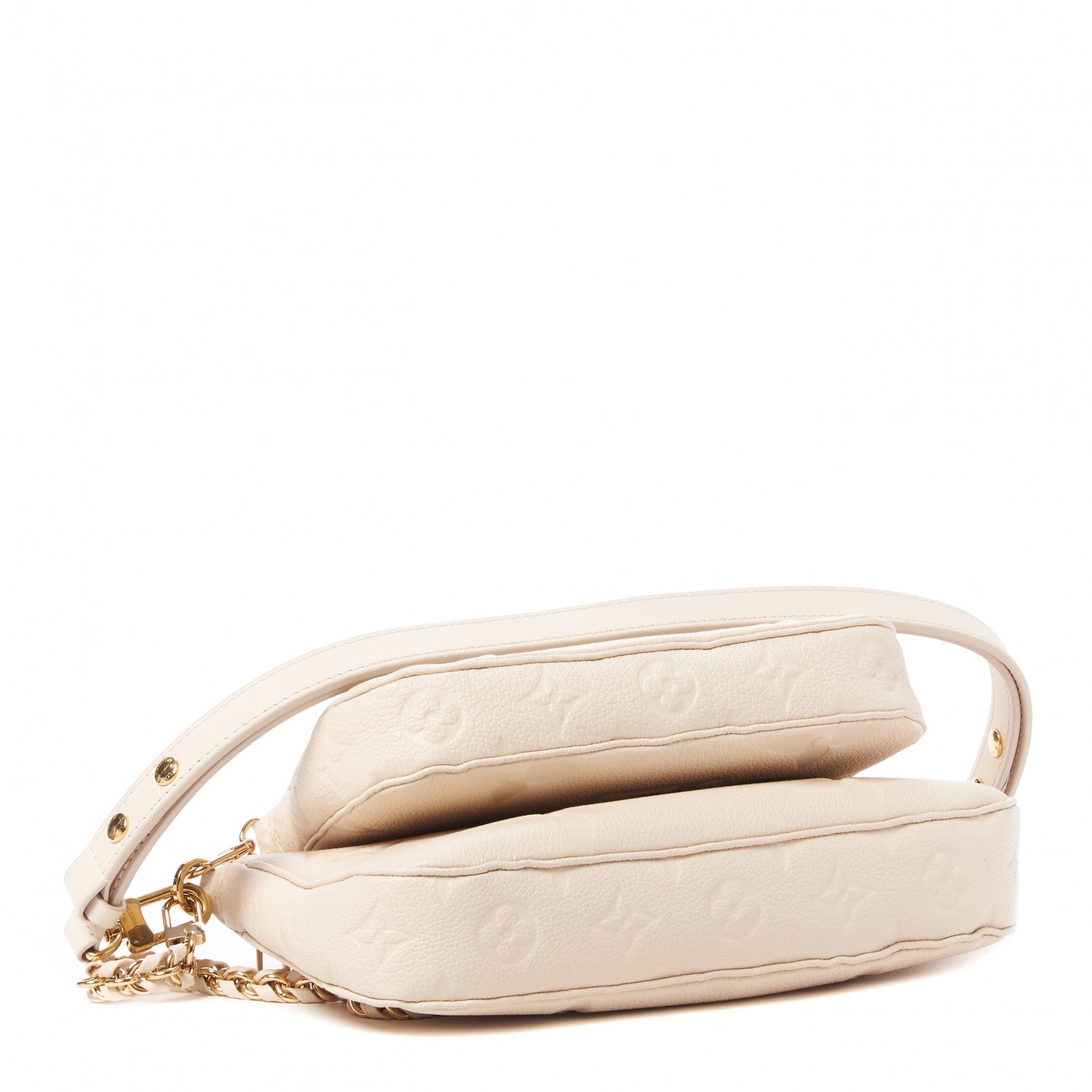 Louis Vuitton Empreinte Monogram Giant Multi Pochette Accessories Cream 4 of 10