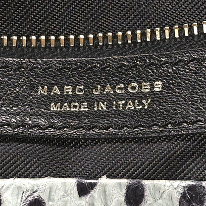 Marc Jacobs Calfskin Snakeskin Animal Print 1984 Bag Cloud Atlantic 6 of 13