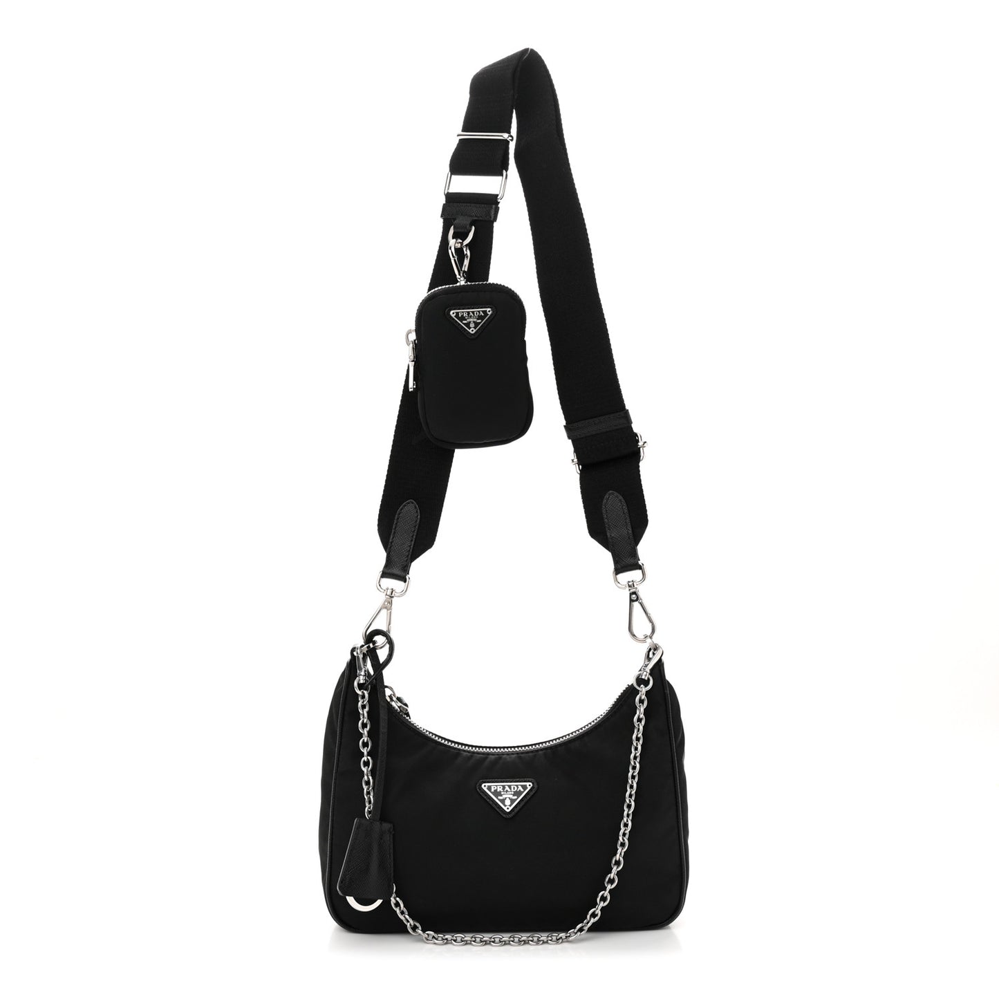 Nylon Re-Edition 2005 Shoulder Bag Black