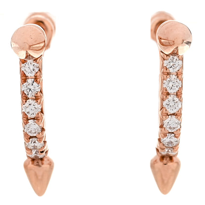 Tiffany X PHARRELL 18K Rose Gold Diamond Small Titan Earrings 1 of 6