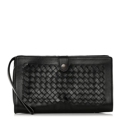 Bottega Veneta Nappa Intrecciato Multi-functional Case Wristlet Black 1 of 10