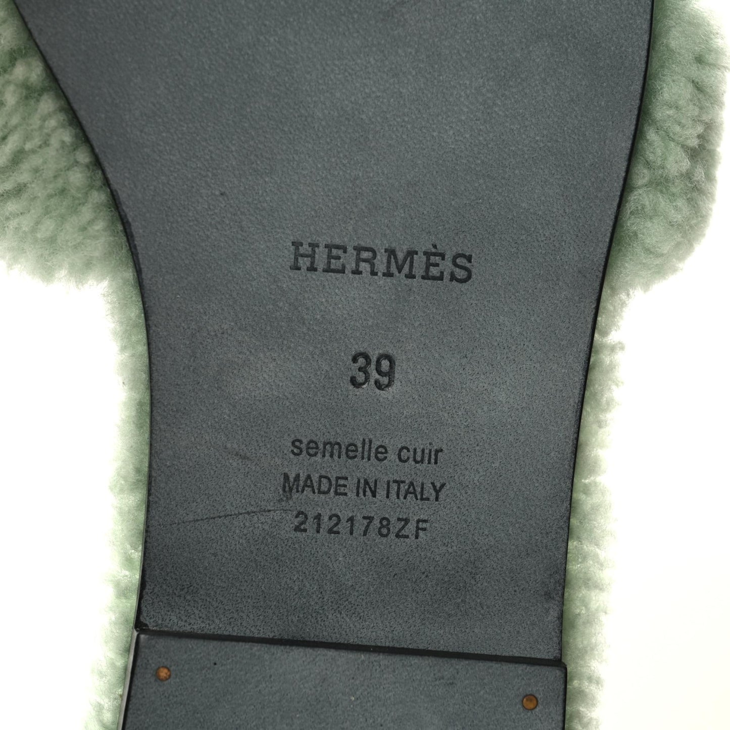 Woolskin Oran Sandals 39 Vert D’Eau