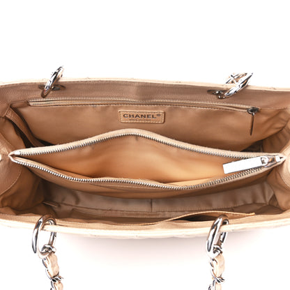 Chanel Caviar Quilted Grand Shopping Tote GST Beige Clair 5 of 14