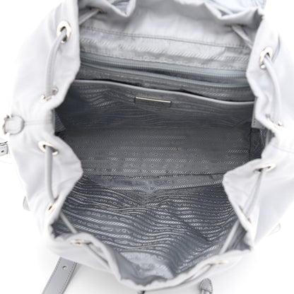 Prada Tessuto Nylon Vela Small Backpack Light Grey 6 of 13