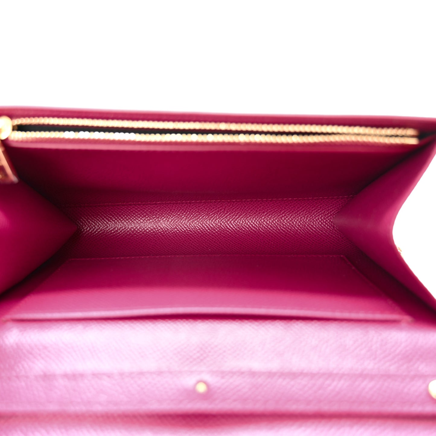 Dauphine Crystal Wallet On Chain Burgundy