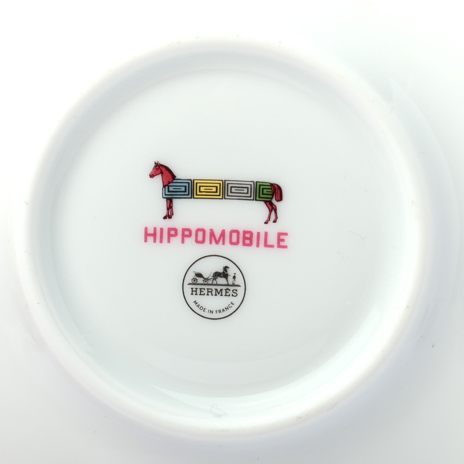 Hermes Porcelain Hippomobile Tea Cup and Saucer Set of 2 6 of 8