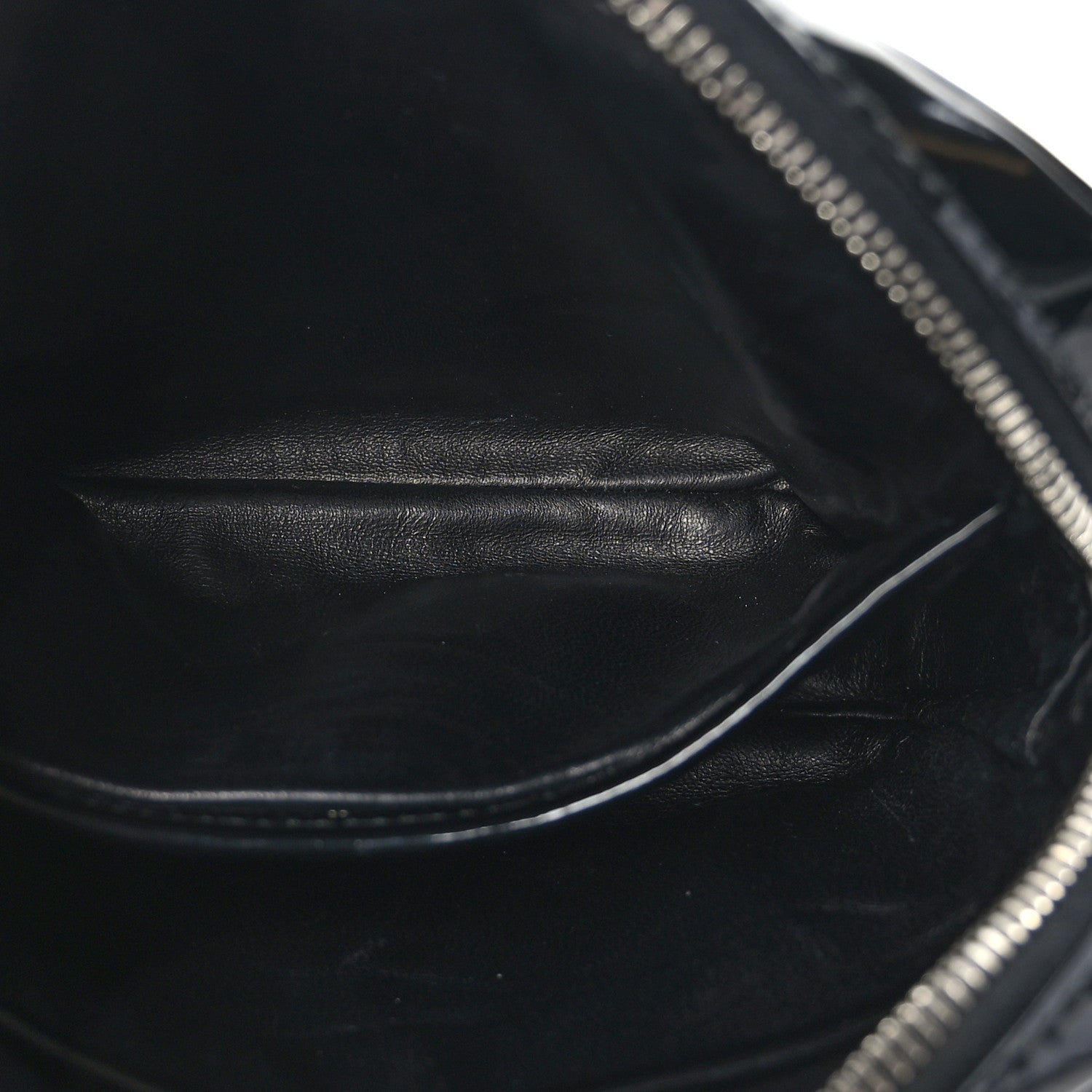 Prada Spazzolato Floral Camera Crossbody Black White 6 of 9