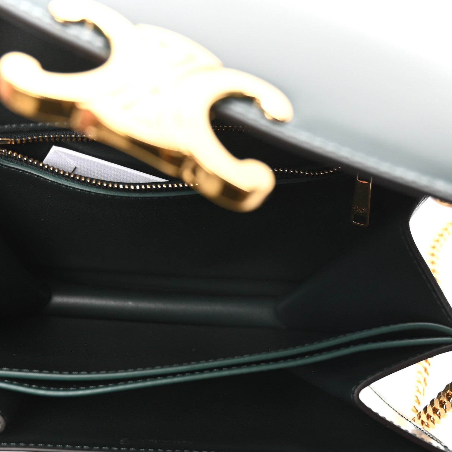 Celine Shiny Calfskin College Triomphe Amazone 5 of 10