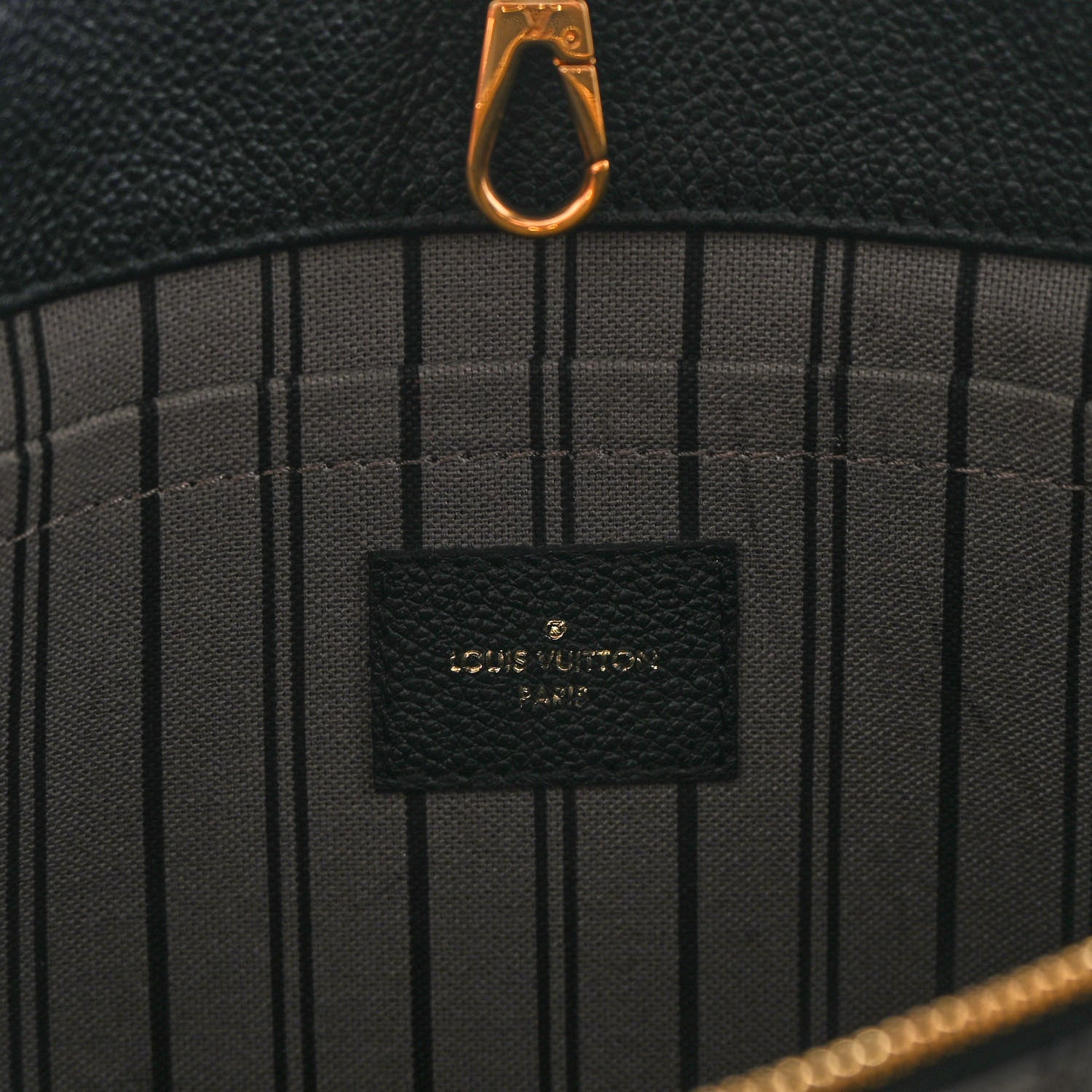 Louis Vuitton Empreinte Montaigne MM Black 6 of 10