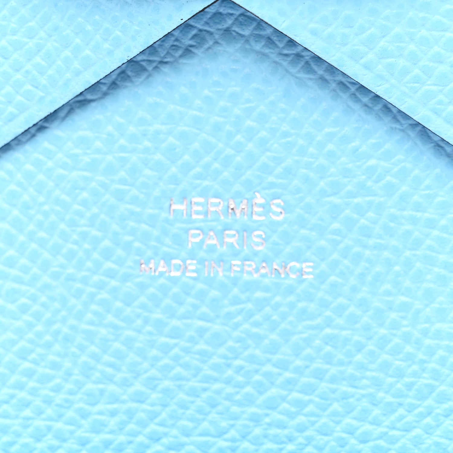 Hermes Epsom Calvi Duo Card Case Celeste 6 of 8