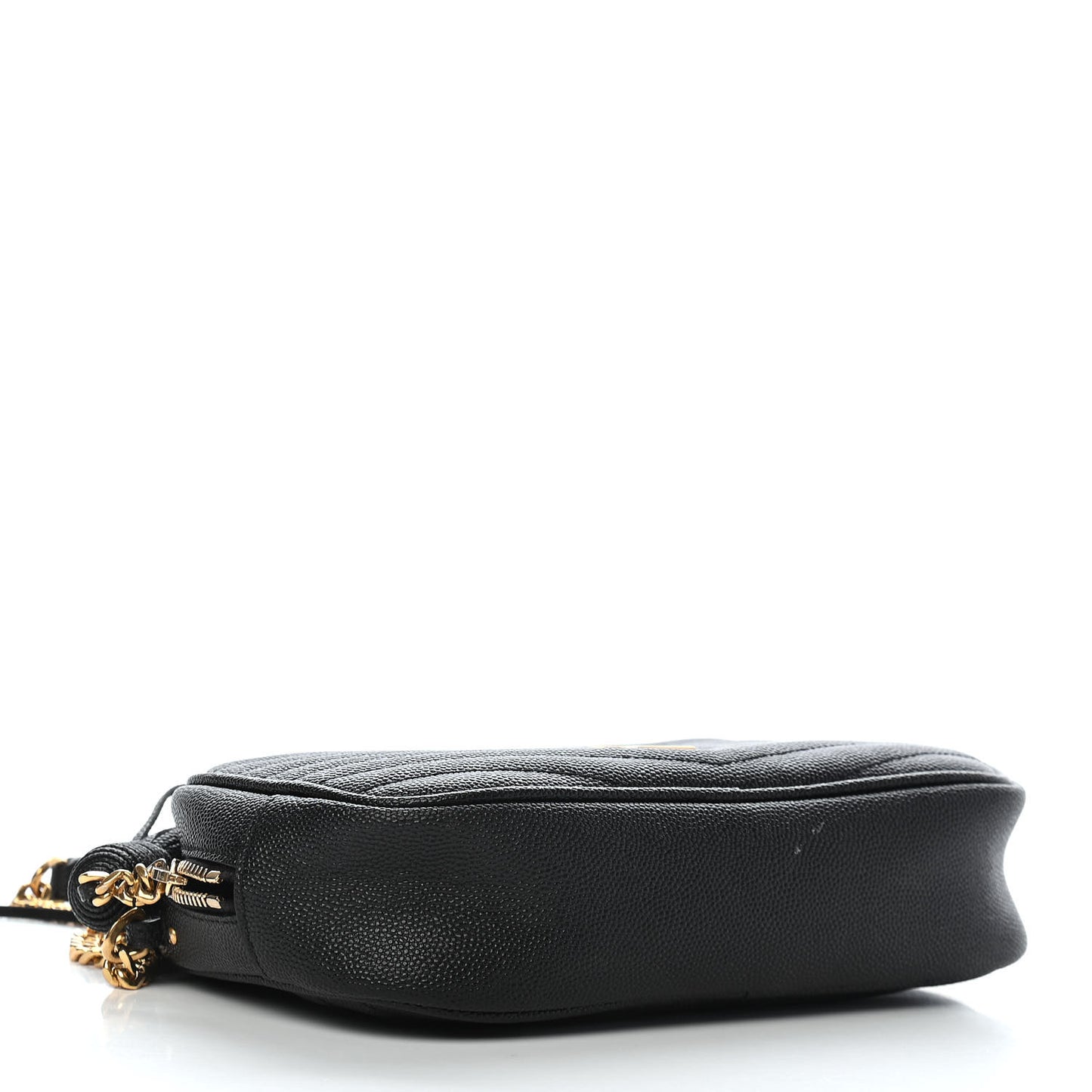 Grain De Poudre Matelasse Monogram Mini Lou Camera Bag Black