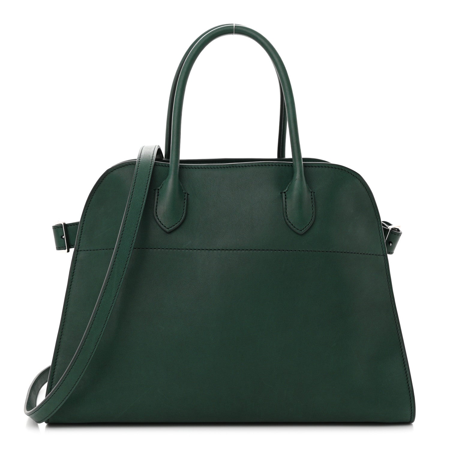 The Row Polished Saddle Calfskin Soft Margaux 12 Cyprus 1 of 12