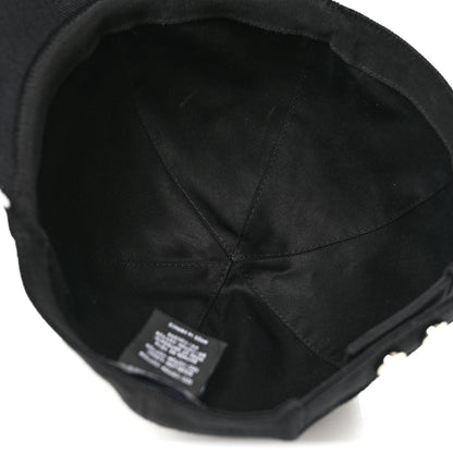 Chanel Cotton CC Cap Hat Black White 7 of 9