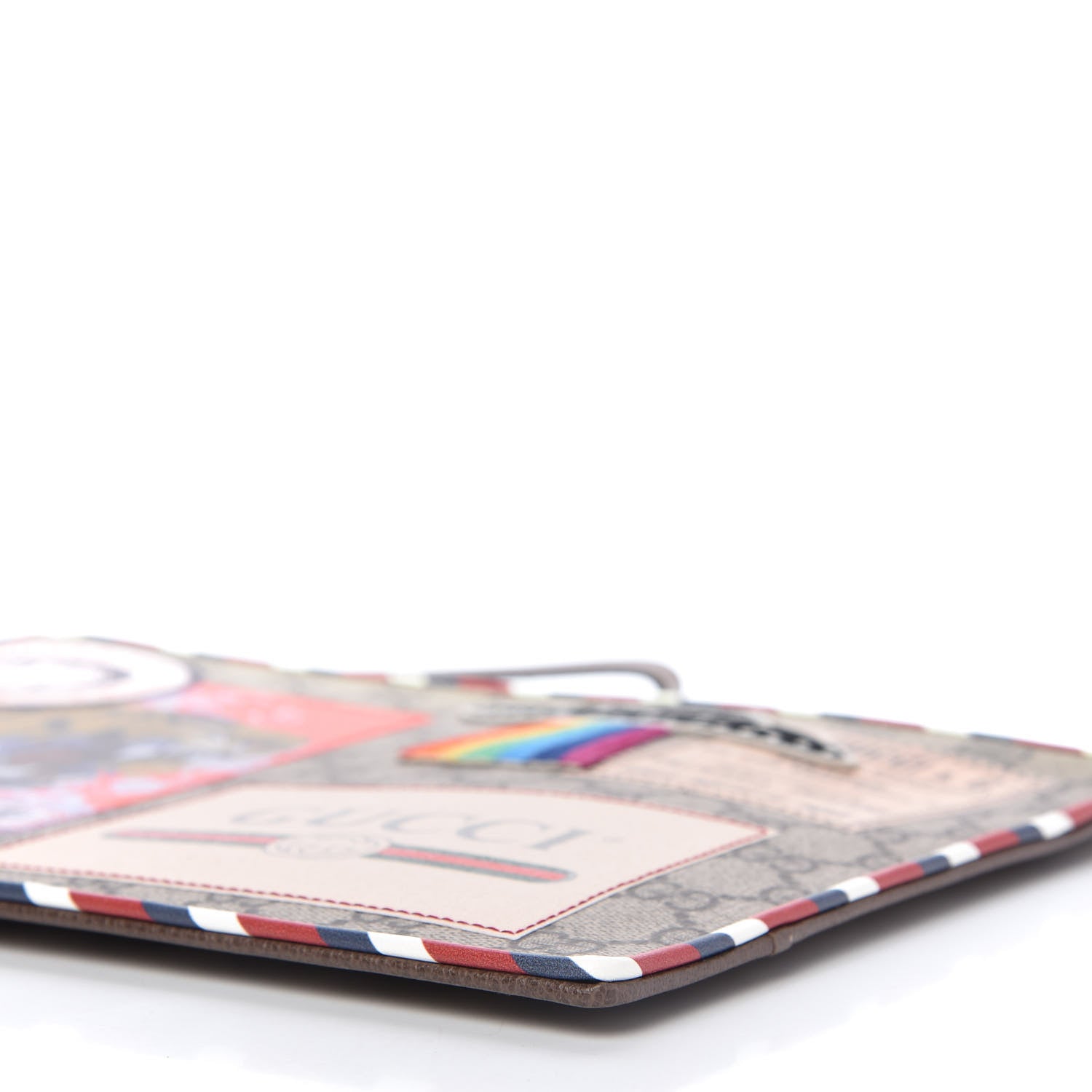 Gucci GG Supreme Monogram Courrier Documents Holder Beige New Acero 7 of 12
