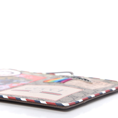 Gucci GG Supreme Monogram Courrier Documents Holder Beige New Acero 7 of 12