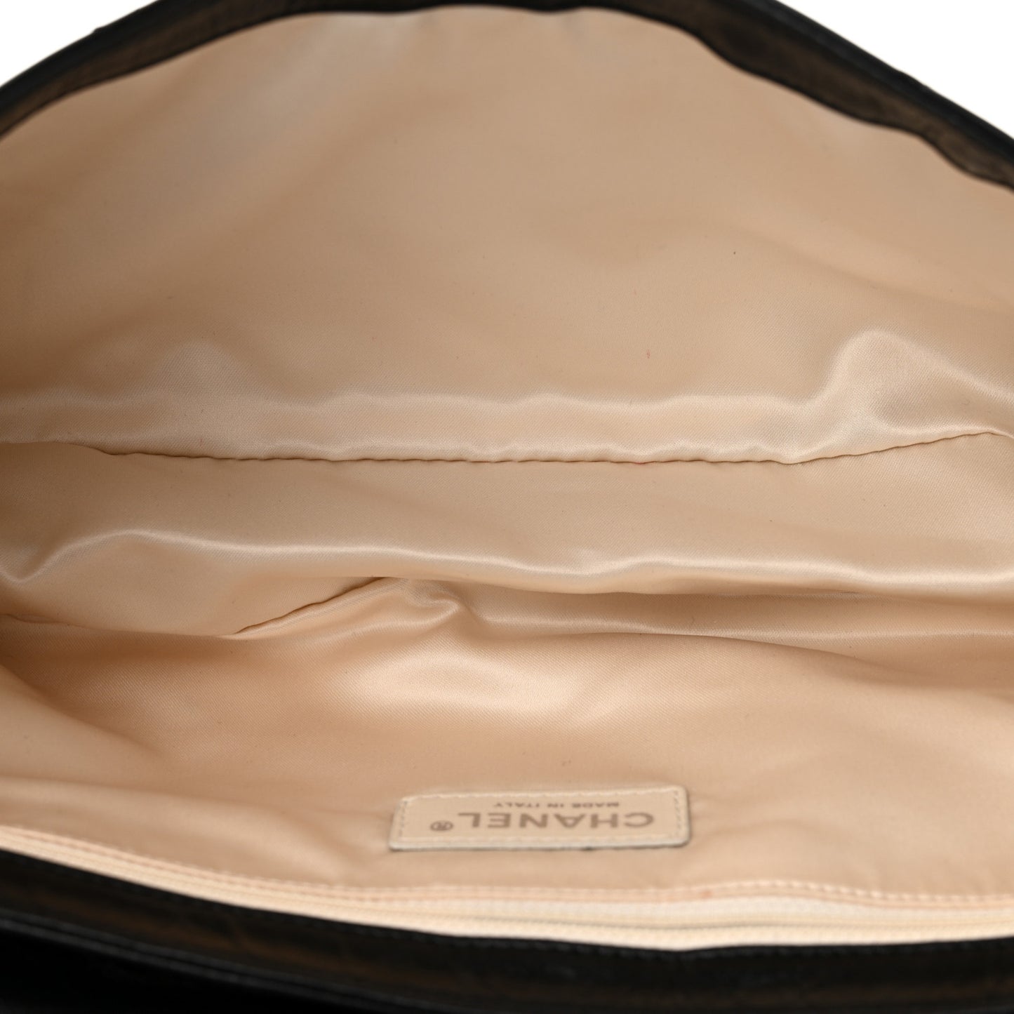 Lambskin East West Mademoiselle Flap Black