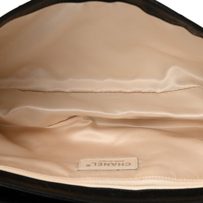 Chanel Lambskin East West Mademoiselle Flap Black 5 of 10