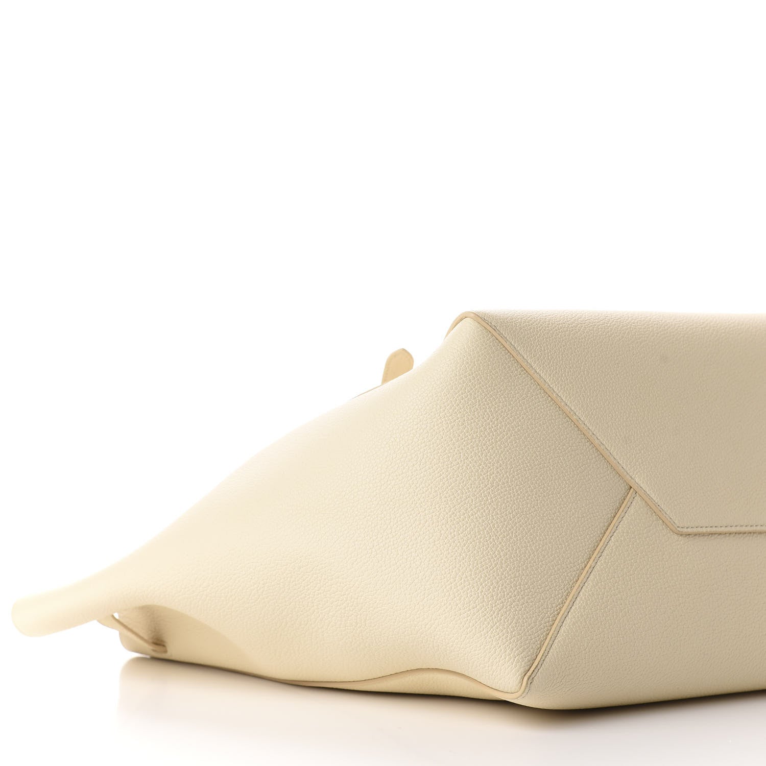 Celine Soft Grained Calfskin Small Belt Cabas Phantom Chalk 7 of 9