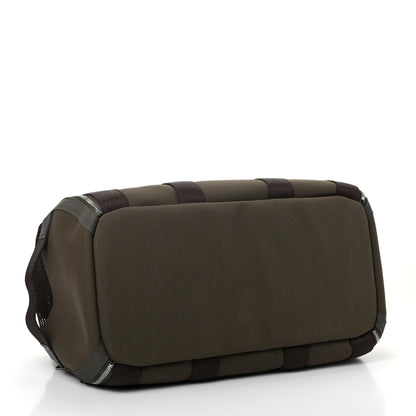 Hermes Fabric Carrying Dog Bag Kaki Feu 3 of 9