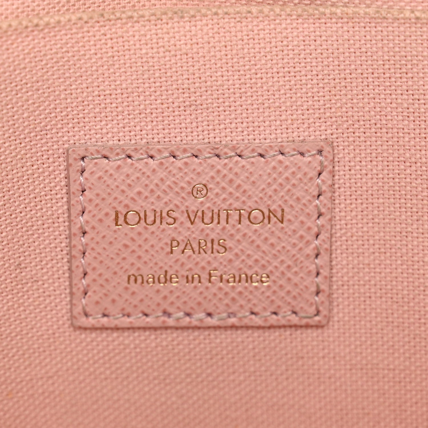 Louis Vuitton Damier Azur Pochette Felicie Chain Wallet Rose Ballerine 6 of 13