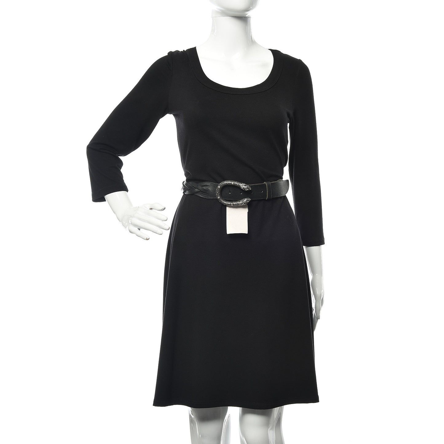 Calfskin Braided Dionysus Belt 90 36 Black
