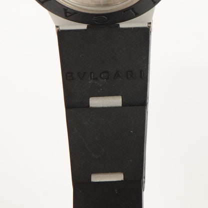 Bulgari Aluminum Rubber 29mm Diagono Quartz Watch 7 of 7