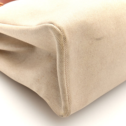 Hermes Toile Vache Calfskin Herbag 2 in 1 36 MM Natural 10 of 13