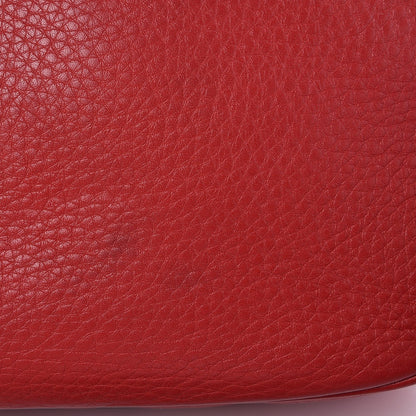 Gucci Pebbled Calfskin Small Soho Disco Bag Tabasco Red 10 of 12