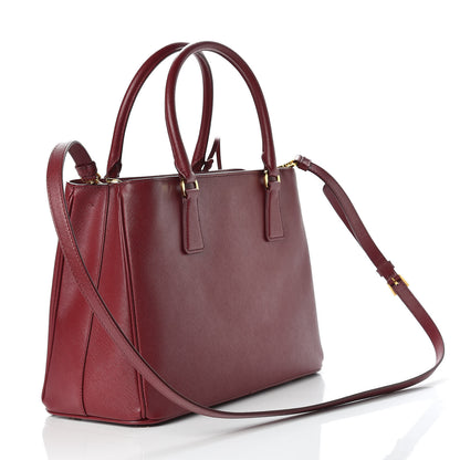 Prada Saffiano Lux Medium Tote Cherry 4 of 13