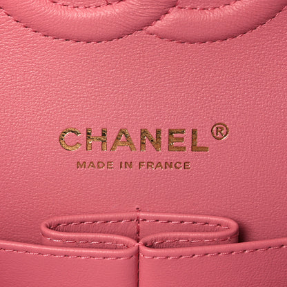 Chanel Caviar Quilted Medium Double Flap Dark Pink 6 of 11