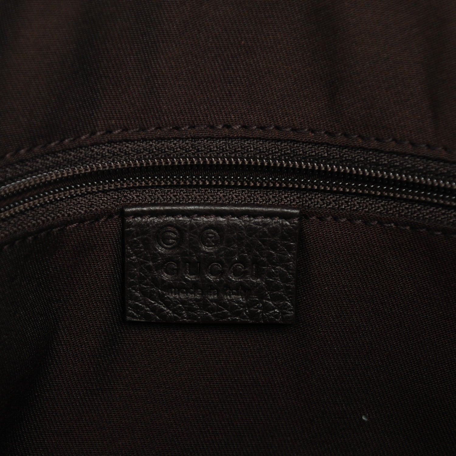 Gucci Nylon Monogram Medium Abbey Tote Dark Brown 6 of 7